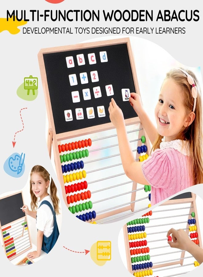 إنوتشير حروف وأرقام مغناطيسية، عداد رياضيات للأطفال، حامل مغناطيسي للثلاجة للأطفال، مغناطيسات حروف أبجدية، حروف أبجدية مغناطيسية، هدايا ألعاب تعليمية للأطفال من عمر 3 إلى 8 سنوات فما فوق (بنات وأولاد). - Image 5